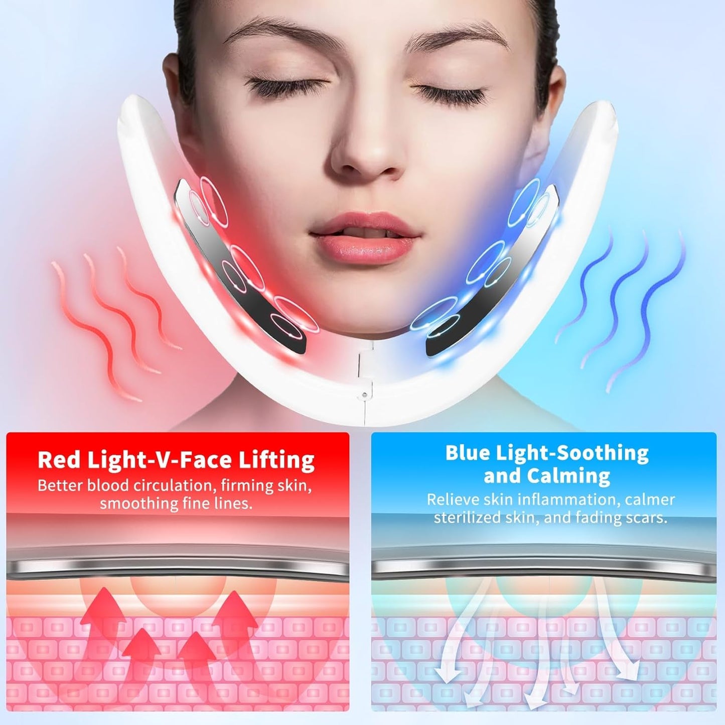 Tiendamodo™ Cuidado Facial – Masajeador Facial Eléctrico
