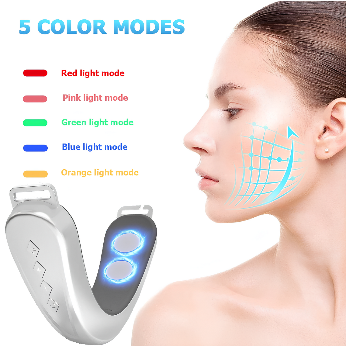 Tiendamodo™ Cuidado Facial – Masajeador Facial Eléctrico