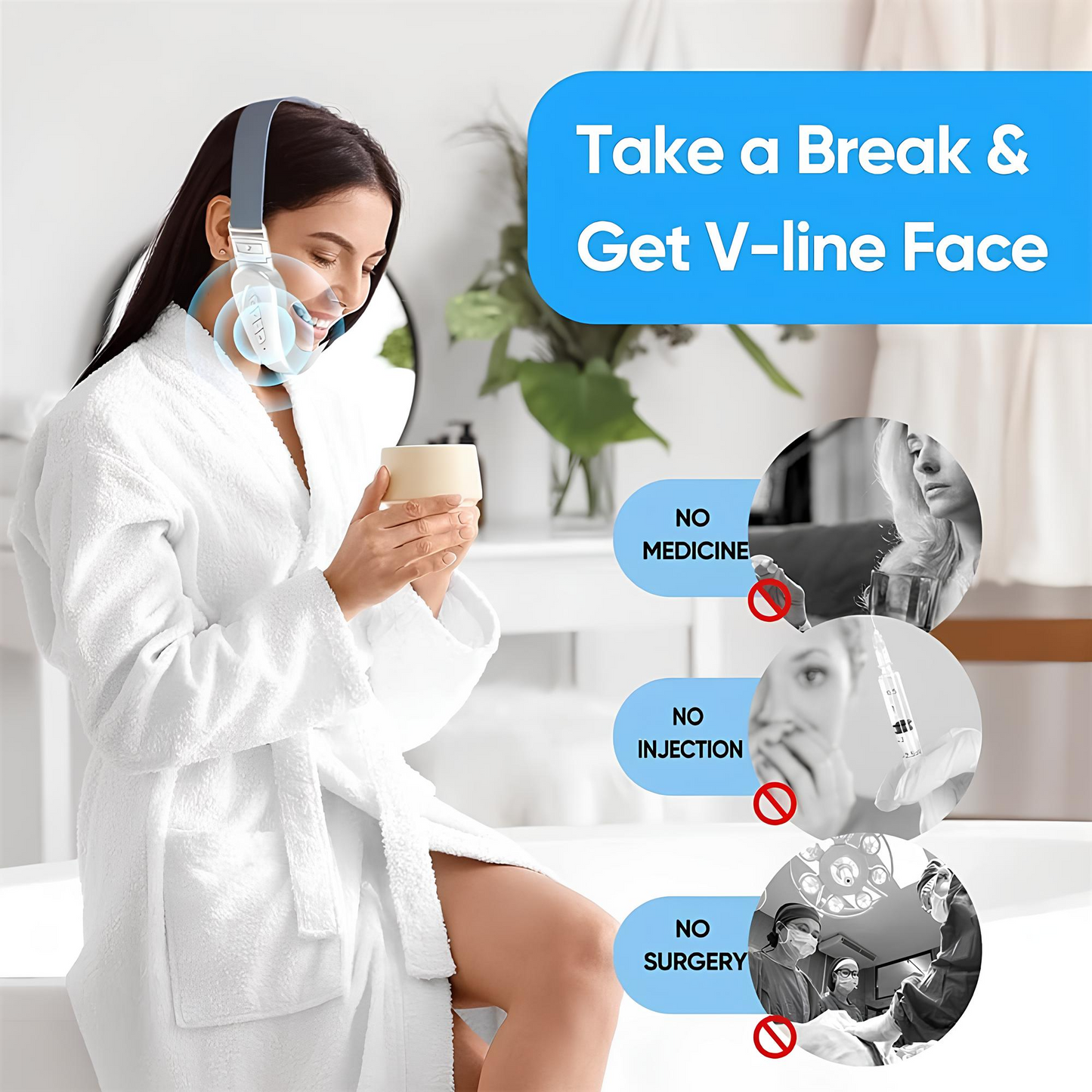 Tiendamodo™ Cuidado Facial – Masajeador Facial Eléctrico
